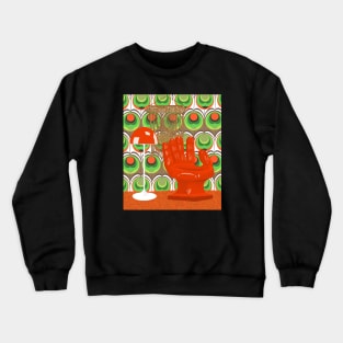 70s hand chair Crewneck Sweatshirt